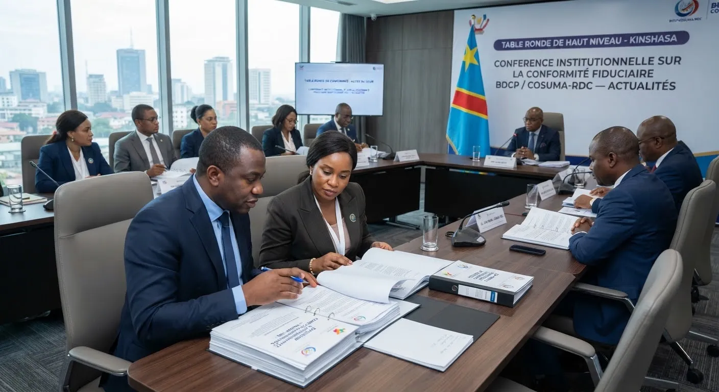 Conférence institutionnelle de haut niveau à Kinshasa.